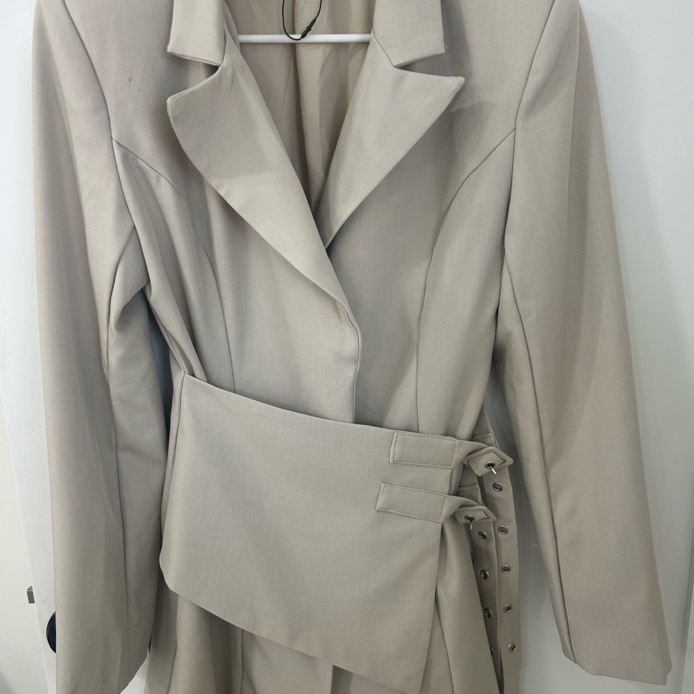 Cream Women's Blazer Dress